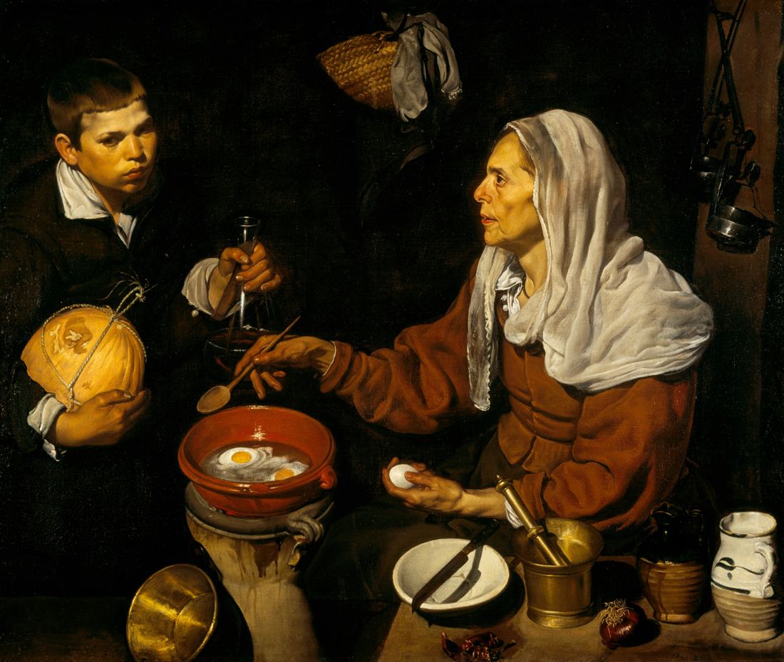 Diego Velázquez — Vieja friendo huevos